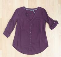 Bluse 3/4-Armlänge Größe 38 Marke Street One in lila /aubergine Hessen - Frielendorf Vorschau