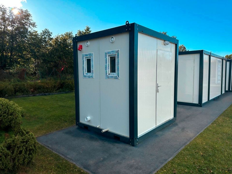 Sanitärcontainer | WC Container | Toilettencontainer | Mobile Sanitäranlage | 2,10m x 2,40m in Teltow
