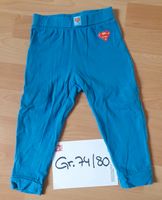 Baby Superman Hose Jogginghose Stoffhose Größe 74/80 Junge blau Bayern - Pfronten Vorschau