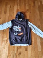 2 in 1 Sweatshirt Pullover Langarmshirt Kapuzenpulli Weste 140 ne Berlin - Spandau Vorschau