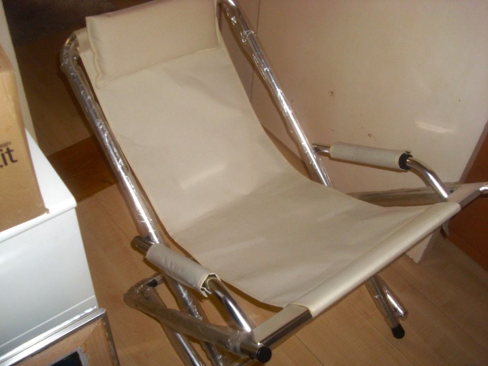 unbenutzt mit Etikett Luxus Alu Relax chair faltbar NP 250 EUR in Hamburg
