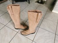 Overknee Stiefel Gr. 40 beige Rheinland-Pfalz - Mainz Vorschau