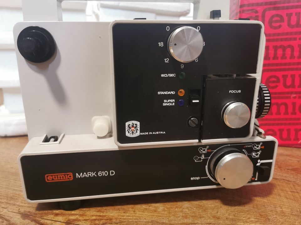 Eumig Mark 610 D - Super 8 / Normal 8 Filmprojektor / Projektor in Mietingen