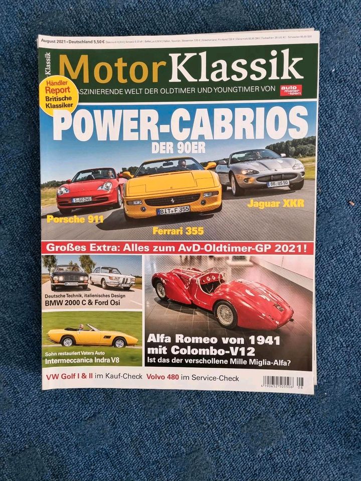 Motor Klassik Hefte 1-12/2021 in Reute