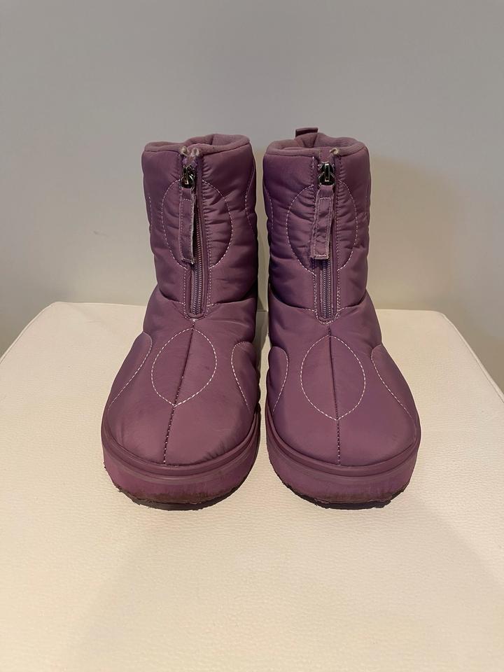 ASOS Design: lila, fliederfarbene Boots mit Steppoptik, Gr. 39 in Bremen