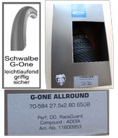 BESTPREIS - nur 26,90 Euro/Stück ! Schwalbe G-One Faltreifen  27,5-2,8" -  70-584 -  solange Vorrat reicht  Fahrradzubehör Bayern - Schnelldorf Vorschau