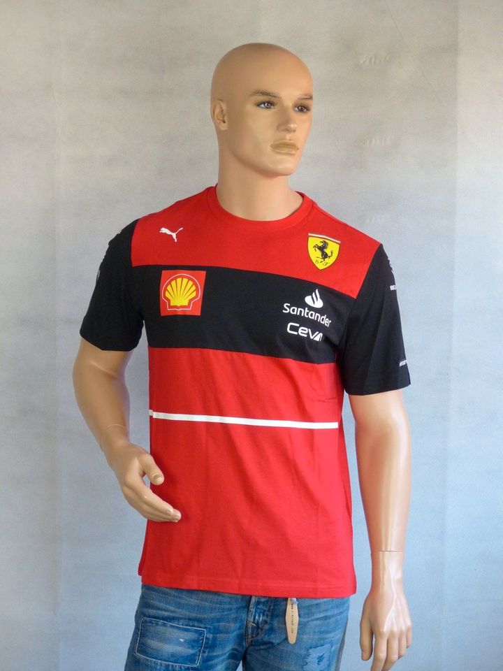 Scuderia Ferrari Herren Leclerc Driver T-shirt 2022 Gr. L XL XXL in Wetzlar