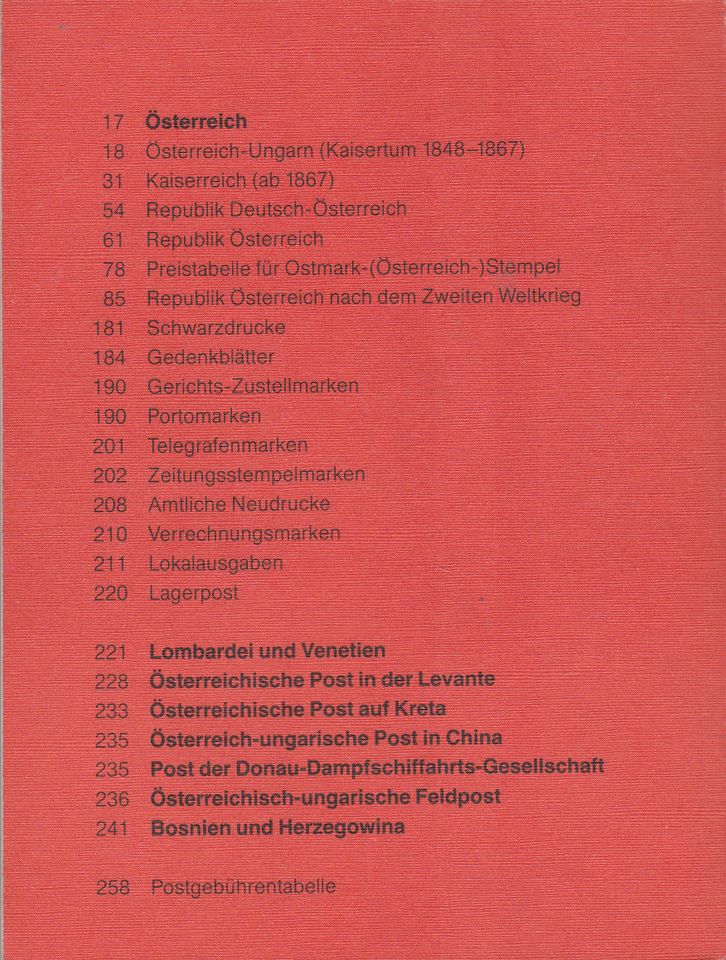 Michel Briefmarken- Spezial- Katalog Österreich 1985 in Regensburg