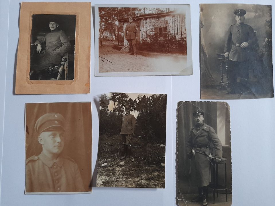 Konvolut Soldatenfotos Bilder 1. Weltkrieg aus Nachlass in Neunkirchen-Seelscheid