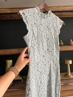 Kleid mit Spitze und Blümchen Muster Baumwolle Rückenausschnitt Thüringen - Uder Vorschau