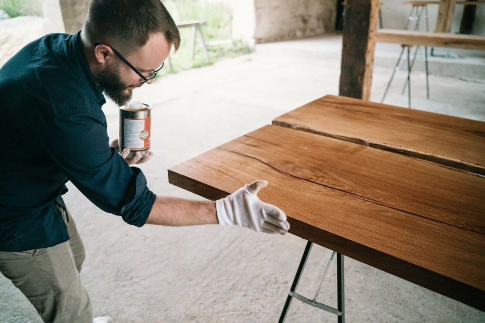 Workshop Traumtisch selbst gebaut Holz Tisch Geschenk Event in Bielefeld