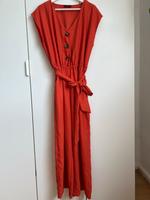 Rostroter Jumpsuit mit langen Beinen Hannover - Linden-Limmer Vorschau