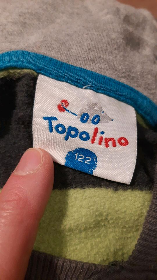 Hoodie Kapuzenpulli Topolino 122 gestreift in Ronnenberg