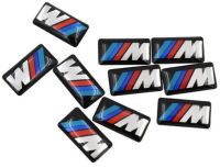 10 x BMW M Aufkleber/Sticker 19x11 mm | Felgen, Lenkrad Nordrhein-Westfalen - Bad Wünnenberg Vorschau