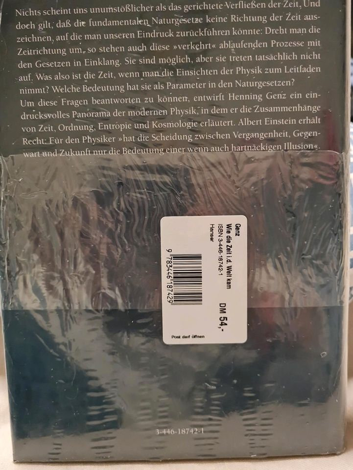 Wie die Zeit in die Welt kam Henning Genz neu original verpackt in Karlsruhe