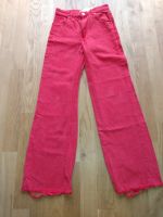 ZARA Jeans rot gerader Schnitt Damen rot Gr. 38 Nordrhein-Westfalen - Meerbusch Vorschau