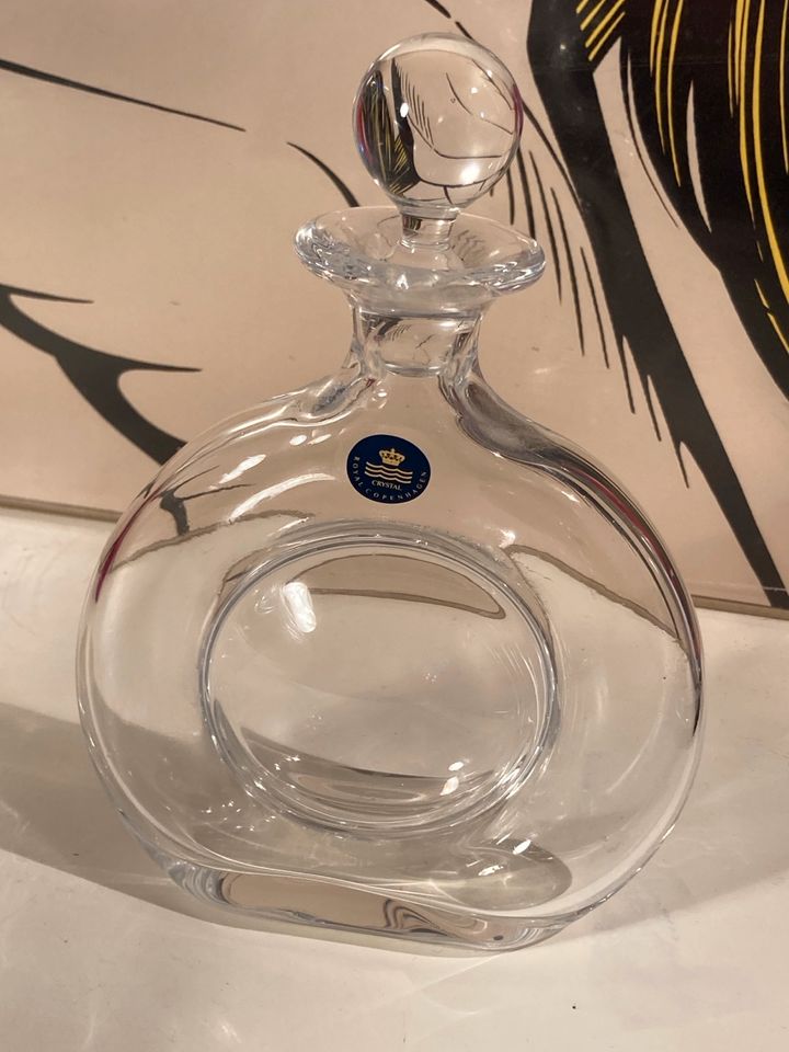 Royal Copenhagen Glasflasche Vintage Parfum Flasche Glas in Dinslaken