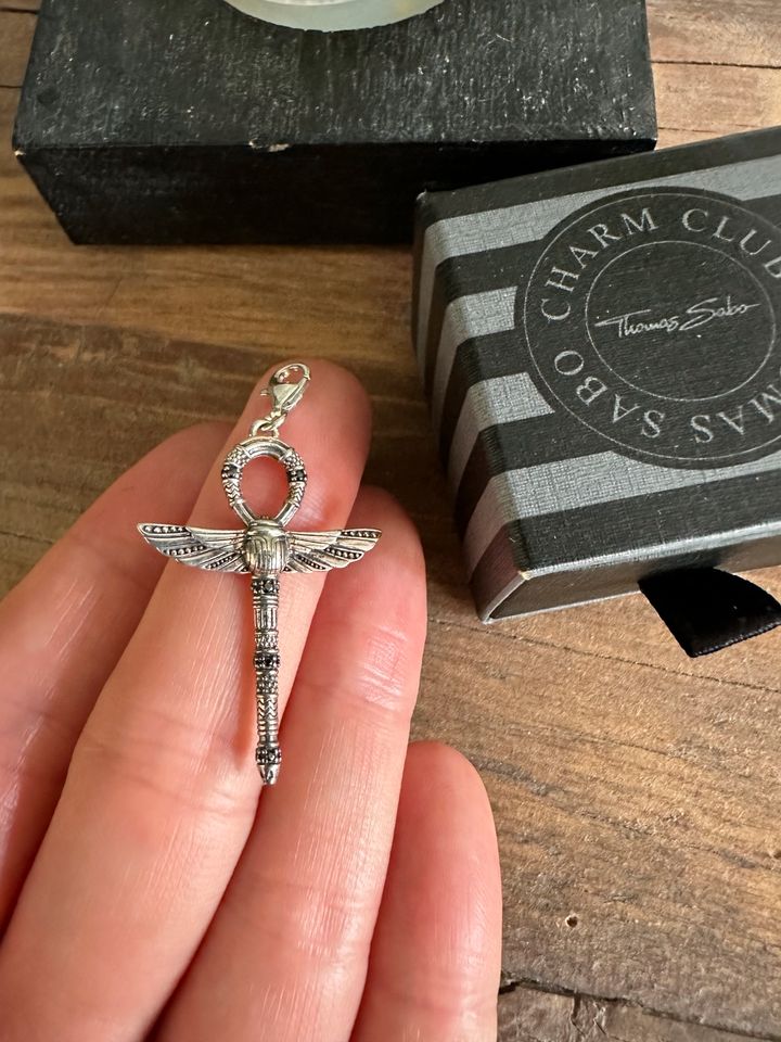 NEU Thomas Sabo Ägyptisches Lebenskreuz Charm Anhänger Silber Egy in Berlin