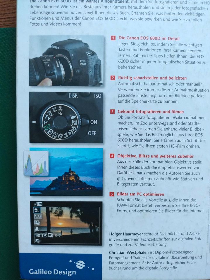 Handbuch Canon EOS 600D in München