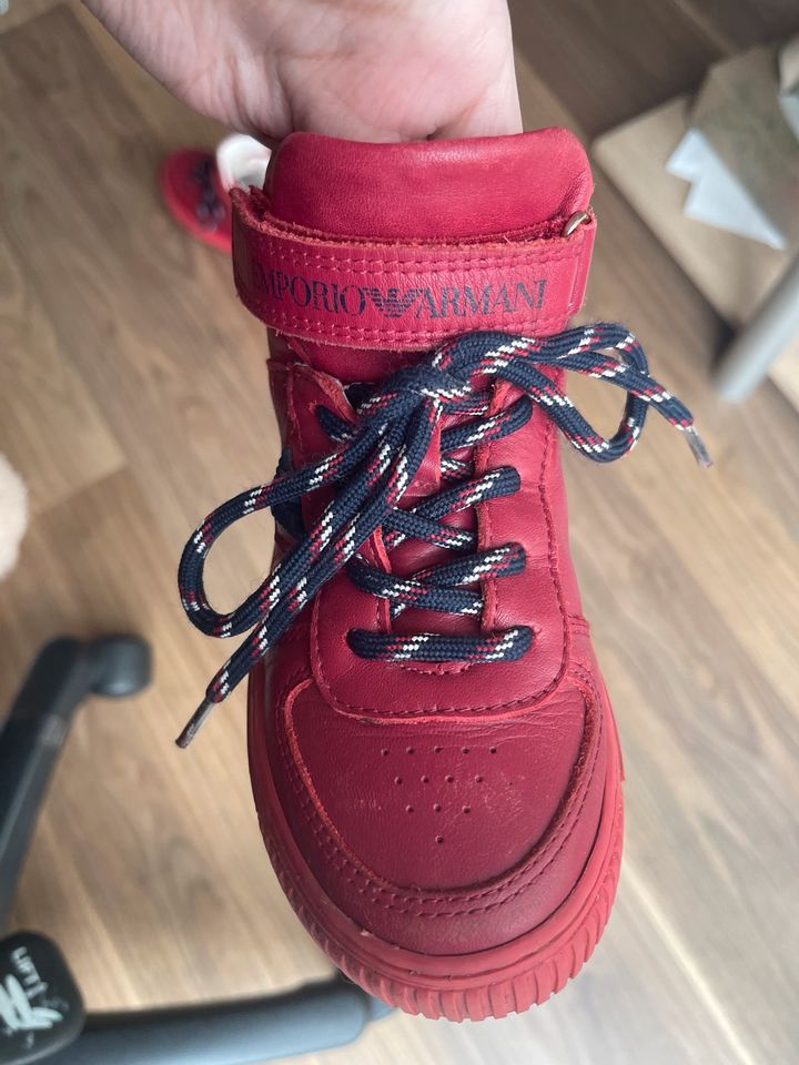 Emporio Armani Schuhe Sneaker Kinder, Gr. 28, Rot in Berlin