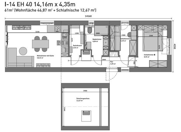 Seniorengerecht Tinyhaus / Modulhaus-Bungalow - TOP Qualität LK Gifhorn inkl. Kaufgrundstück in Wesendorf