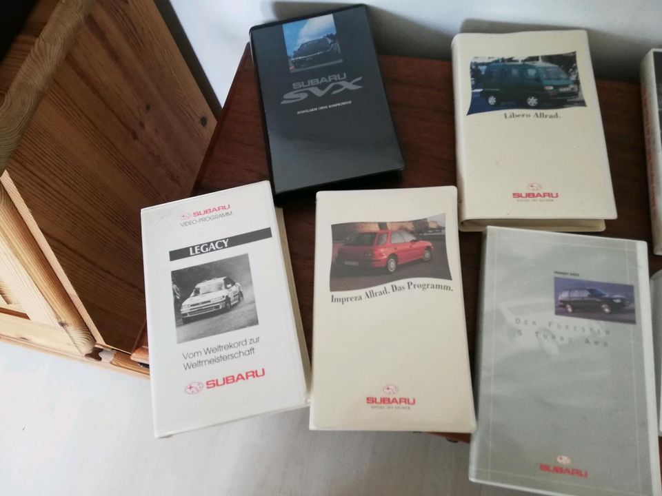 Subaru VHS Cassetten, Rallye uvm in Schwalmstadt