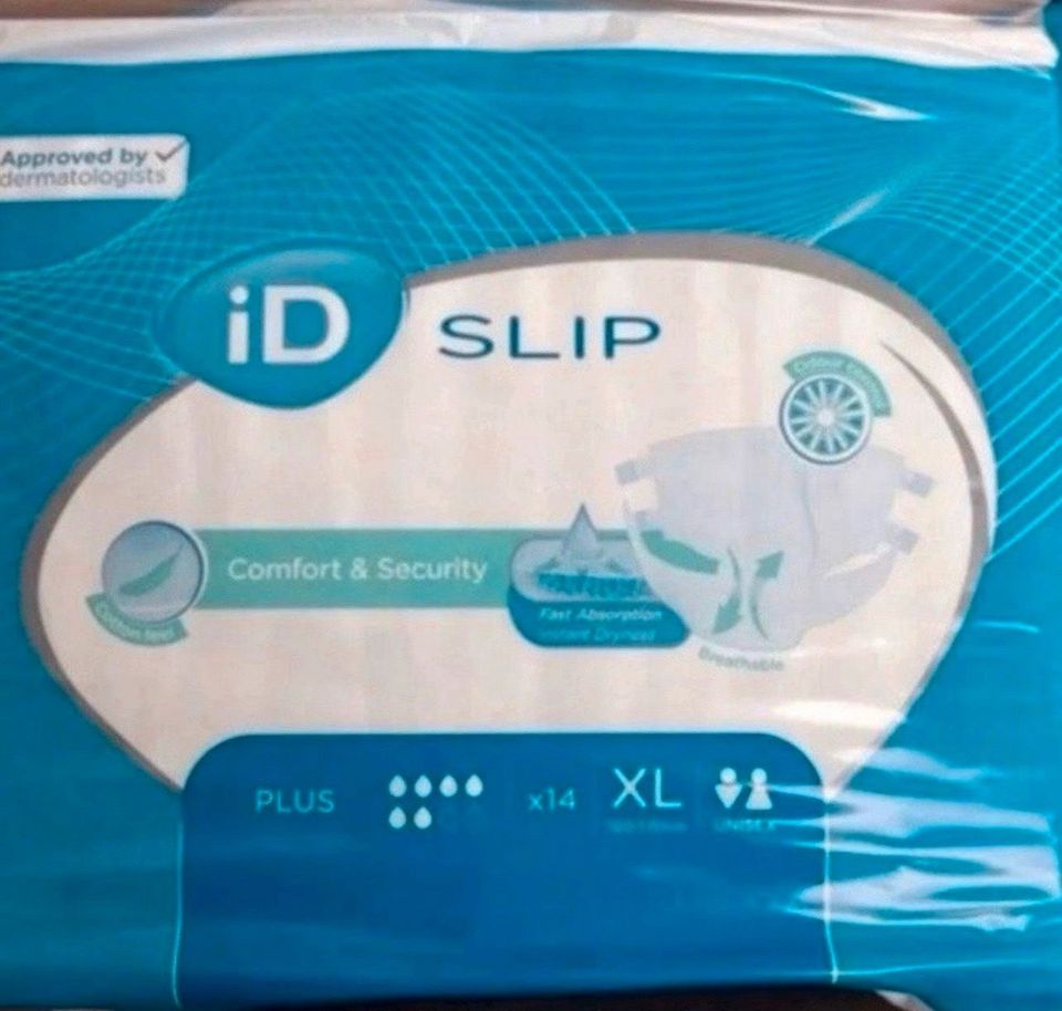 ID Stip Plus XL, Inkontinenz, Windeln für Erwachsene, 4x 14 St, in Alfter