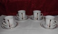 4x Tasse + Untertasse Porzellan Winterling Marktleuthen Goldrand Brandenburg - Jüterbog Vorschau