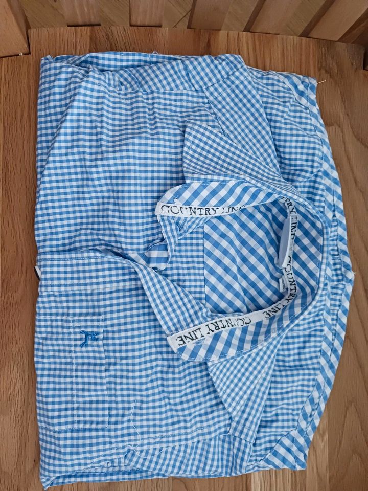 Kinderlederhose Gr. 110 + Trachtenhemd 110 in Niedertaufkirchen