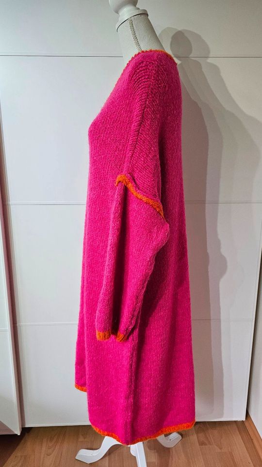 Pullover Kleid  44 46 Pink Orange Hippie Ibiza neu XXL Oversize in Köln