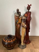 Afrikanische Figuren (Gilde) und Vase Bayern - Arnstorf Vorschau