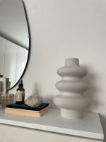 Große Vase Steingut weiß boho minimalistisch Hessen - Wiesbaden Vorschau