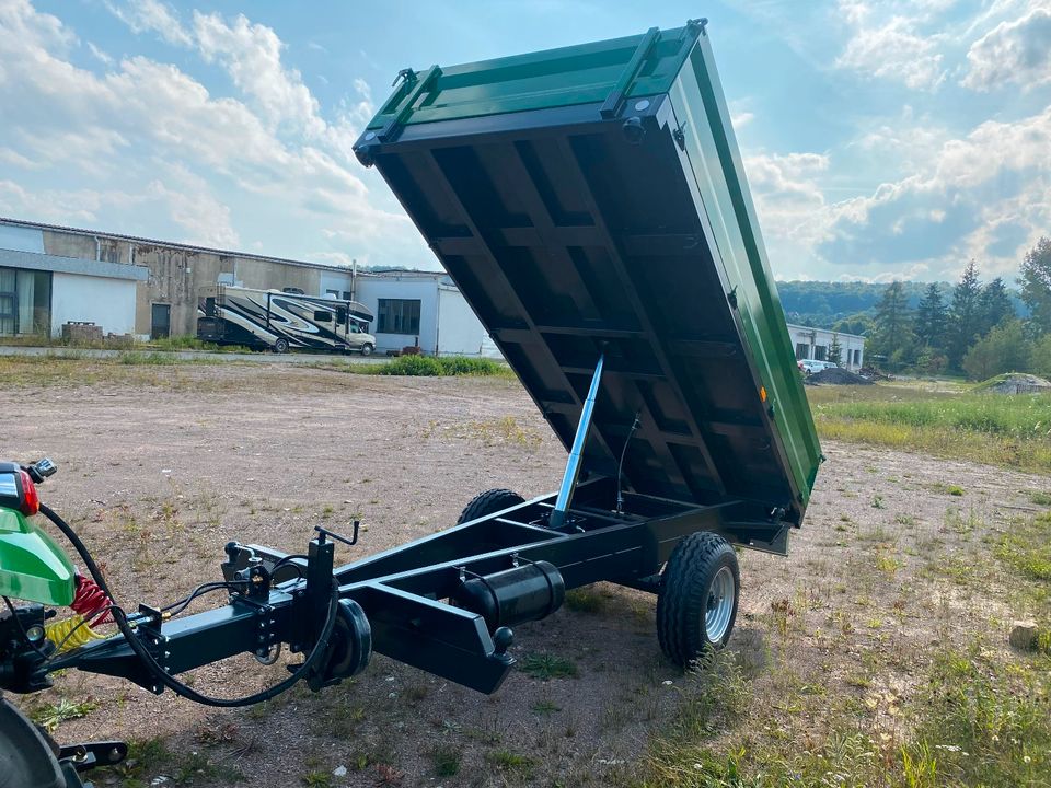 KRÜMA! DK4000 Einachs Kippanhänger Druckluft Kipper 4,0 t Traktor in Waltershausen