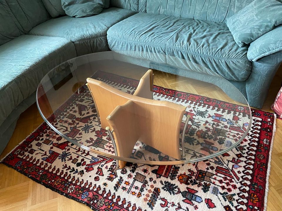 Grüne Couch Sofa Garnitur mit Sessel v.Reichenberger aus Hammerau in Bad Reichenhall