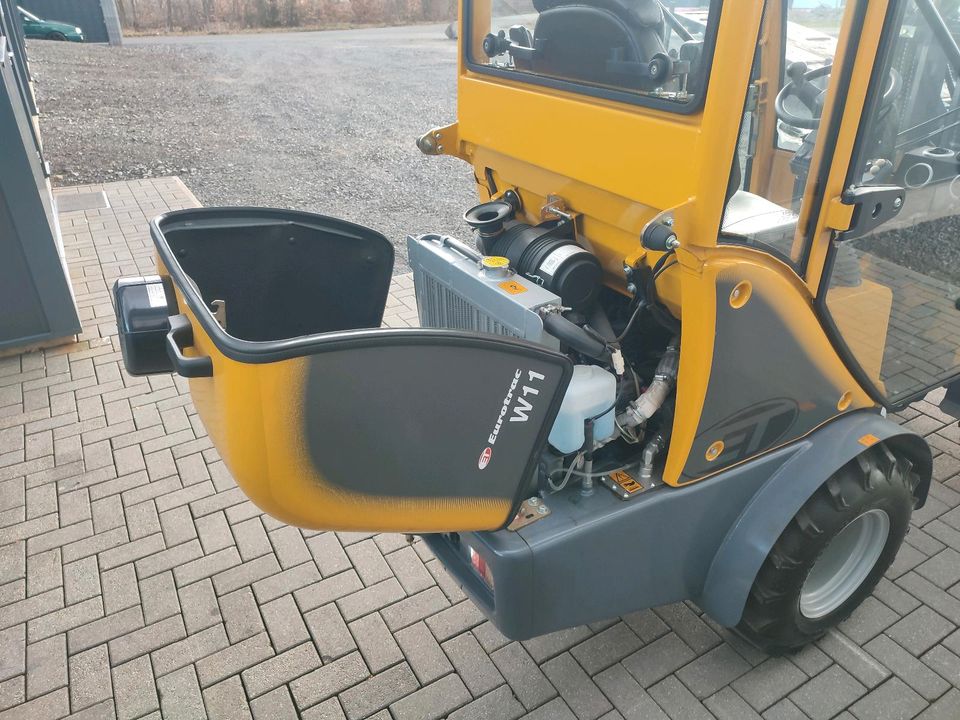 Hoflader Radlader Hoftrac Eurotrac W 11 Kubota Bucher Neufahrzeug in Auderath