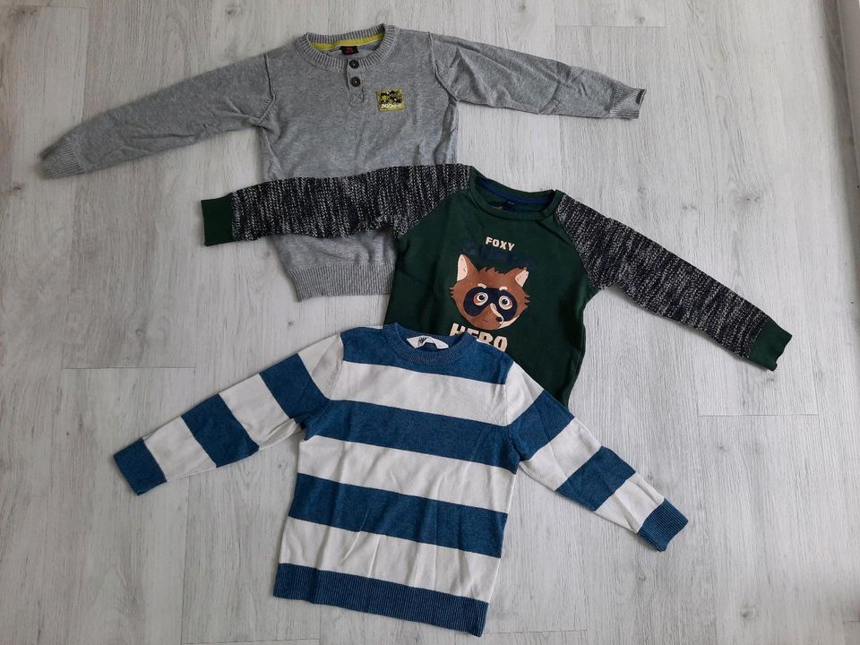 3 Pullover Pullis Sweatshirt Set H&M gr. 98/104 in Weißenfels