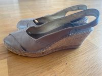 Peeptoes Leder taupe München - Bogenhausen Vorschau