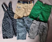 5 kurze Hosen Größe 110/116 Jungen Set Latzhose Sommer Paket Sachsen - Delitzsch Vorschau