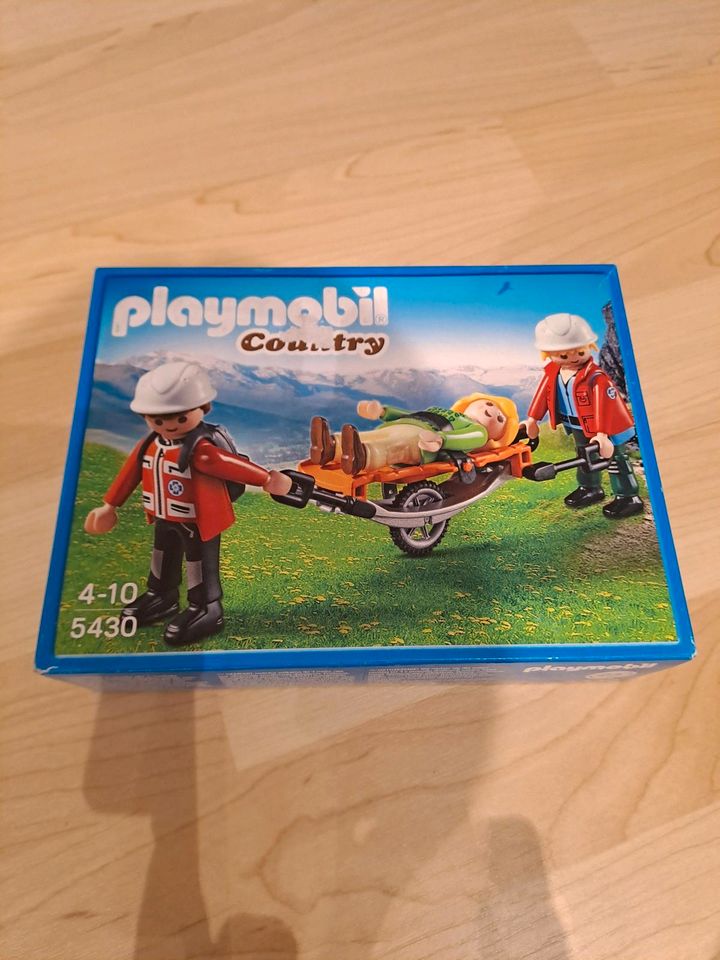 Playmobil 5430 Bergrettung mit Trage - NEU ungeöffnet in Berg