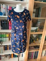 Kleid Jersey Bügelfrei Vila Gr. M marineblau / Blumenprint Bayern - Dürrlauingen Vorschau