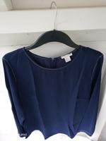 H&M ⭐ Damen Bluse blau mit Ziernaht Gr 44 Hessen - Haiger Vorschau
