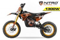 Nitro Motors Tiger Eco Dirtbike 1300W 48V 14/12 Zoll Lithium Akku Nordrhein-Westfalen - Rietberg Vorschau