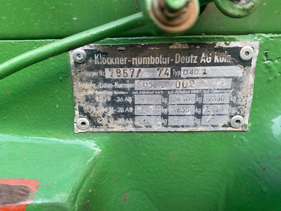 Deutz d40.2 in Röhl