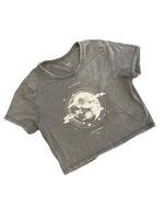 Cotton On Oberteil Top grau Peace Harmony Clouds bauchfrei S Bayern - Freising Vorschau