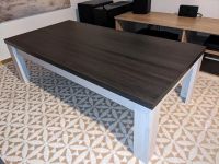 Designer Wohnzimmer Tisch, Massivholz, grau/weiß, wie NEU! ✓ Bayern - Fahrenzhausen Vorschau