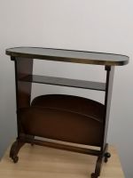 Mid century Beistell Tisch auf Rollen 50er 60er Holz Messing Duisburg - Duisburg-Mitte Vorschau