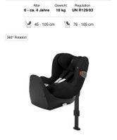 Cybex Sirona Zi i-Size Reborder Sitz + Basis + Becherhalter Baden-Württemberg - Lörrach Vorschau