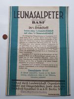 LEUNASALPETER BASF STICKSTOFF Reklame ca.1926 Baden-Württemberg - Leonberg Vorschau