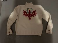 Handgestrickter Winterpulli mit Tiroler Adler Düsseldorf - Garath Vorschau