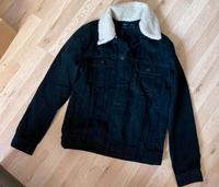 ASOS Jeansjacke Gr M Schwarz Fellkragen Hessen - Hofbieber Vorschau
